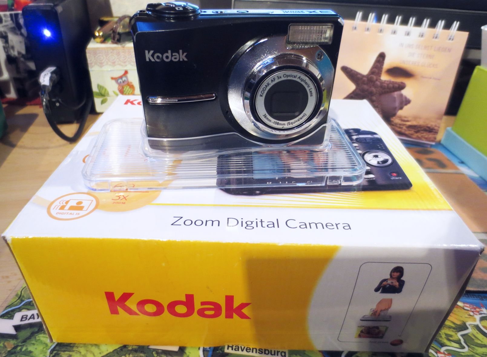 Kodak Easyshare C613 Digital Camera - Black (6.2MP, 3x Optical